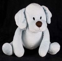 Piccolo Bambino Puppy Dog Blue Plush Lovey
